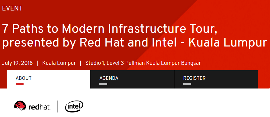 Redhat Event – 7 Paths to Modern Infrastructure Tour – Kuala Lumpur